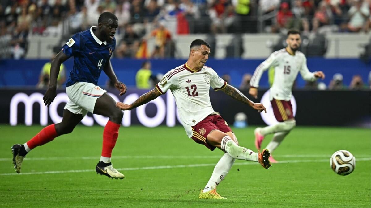 Spain top France and Kylian Mbappe 2-0 to advance to first World Cup final since winning 2010 title